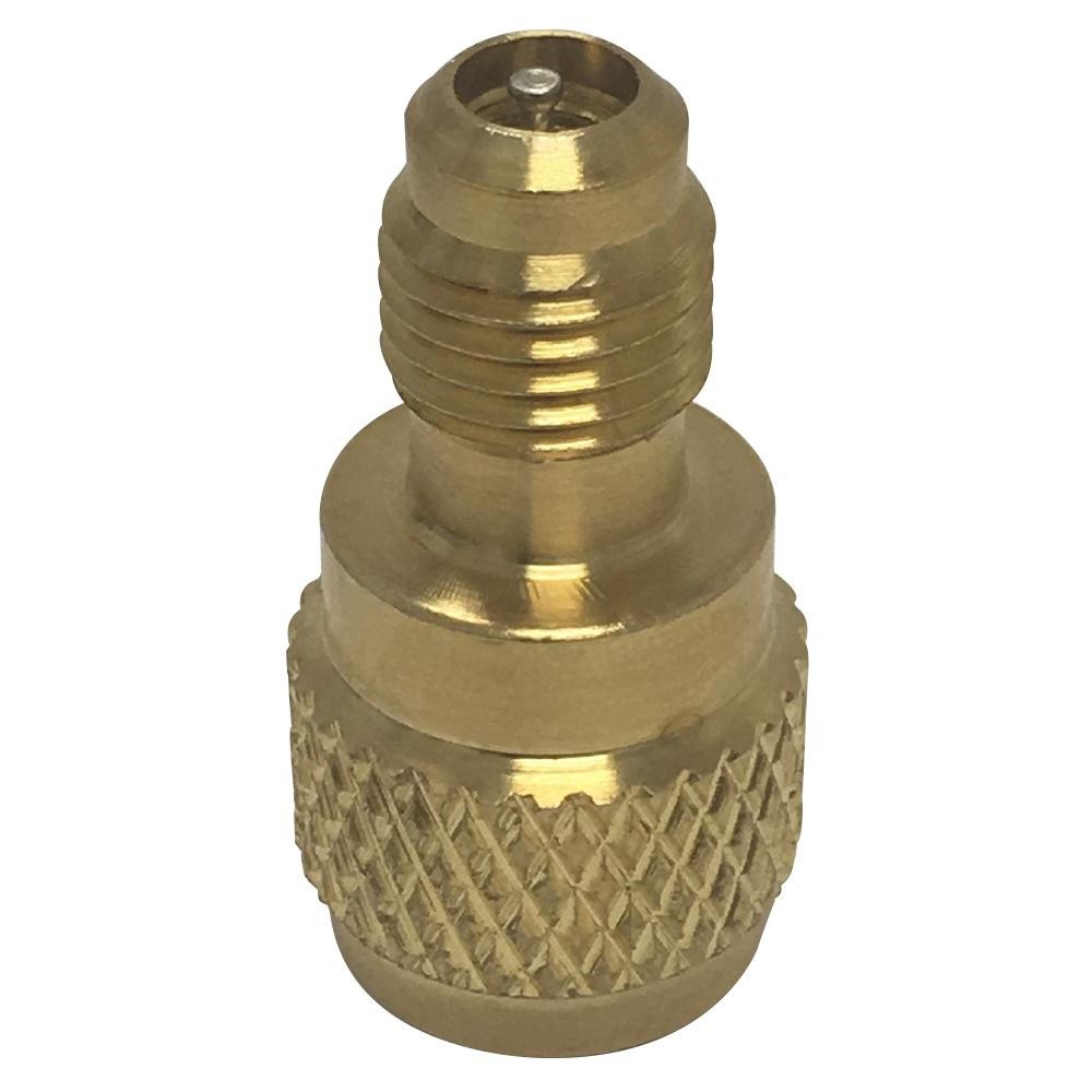 Appli Parts APCA-14516 1/4 in Female x 5/16 in Male, SAE, R410 Charging Adapter