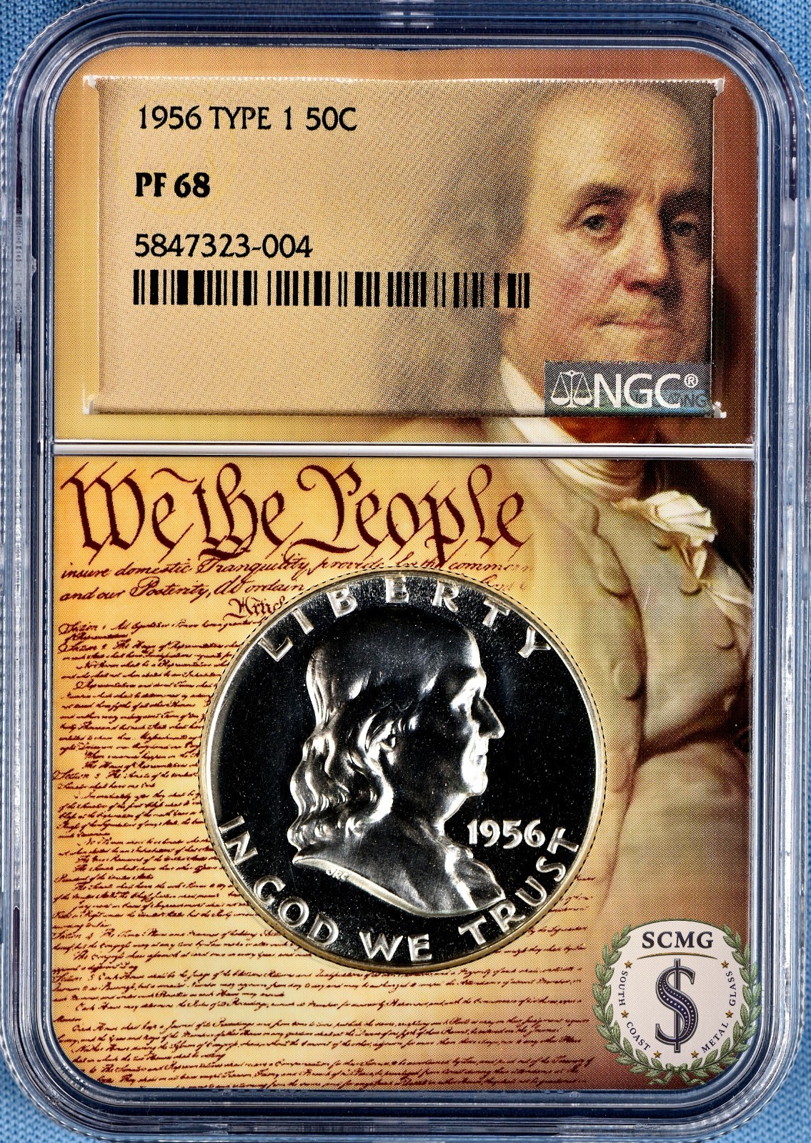 1955 Franklin Half Dollar NGC PF 68 Type 1 - WTP with Frost!!!
