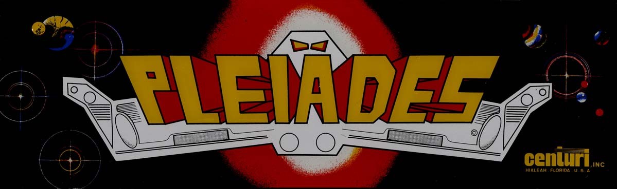 Pleiades Arcade Marquee 26" x 8"