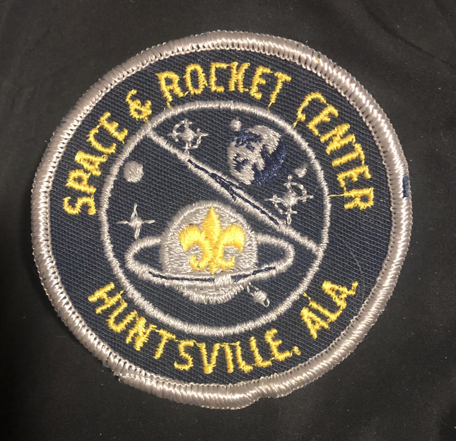 RARE Vintage NASA Alabama Space & Rocket Center Embroidered Patch Huntsville