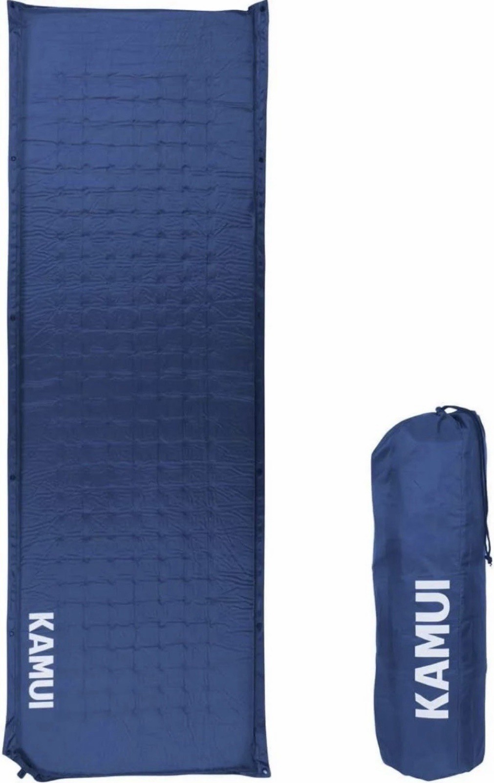 KAMUI Self-Inflating Sleeping Pad - 2 Inch/5cm Thick Foam Connectable Mat (BLUE)