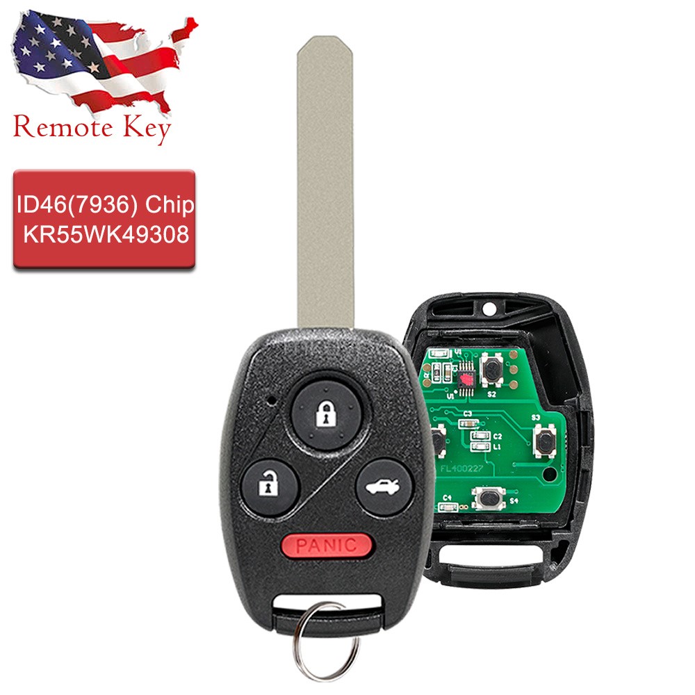 Replacement For 2009 2010 2011 2012 2013 2014 2015 Honda Pilot Key Fob Remote