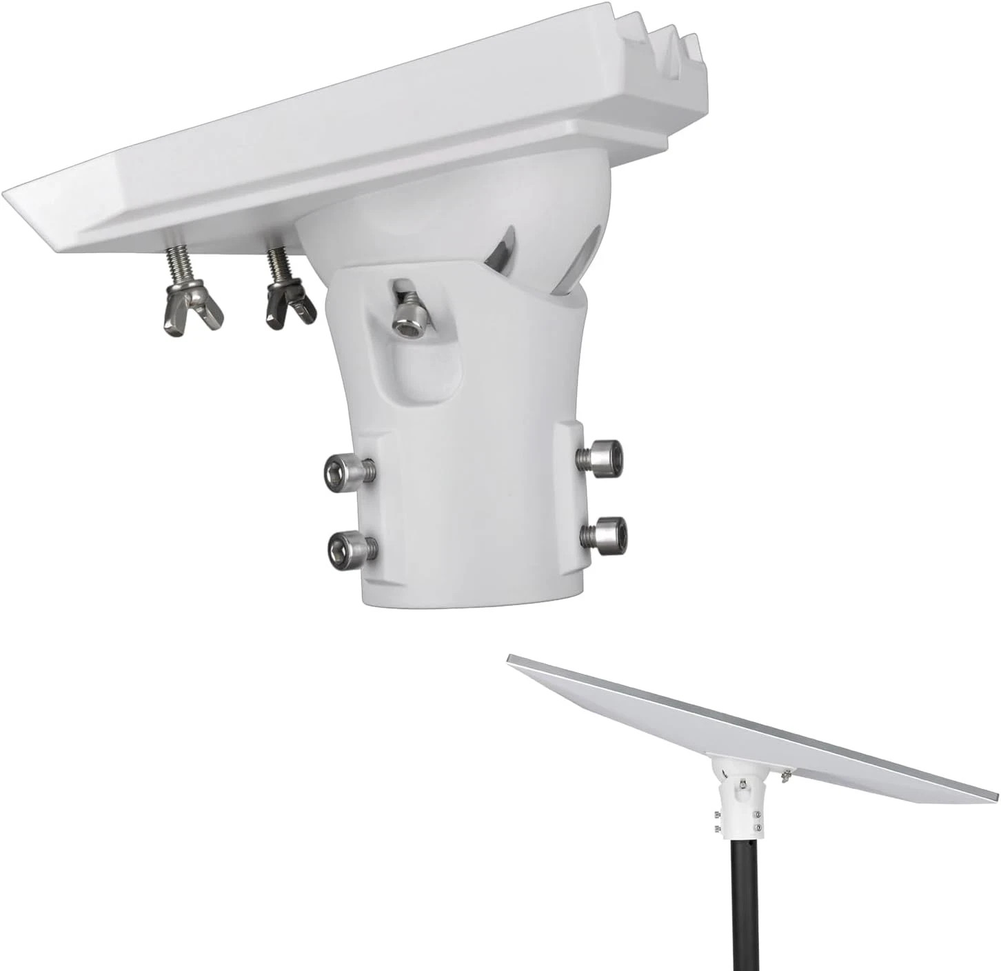 Pipe Adapter Pole Mount for Starlink Standard 4/4X/Gen3, Adjustable Pole Mount A