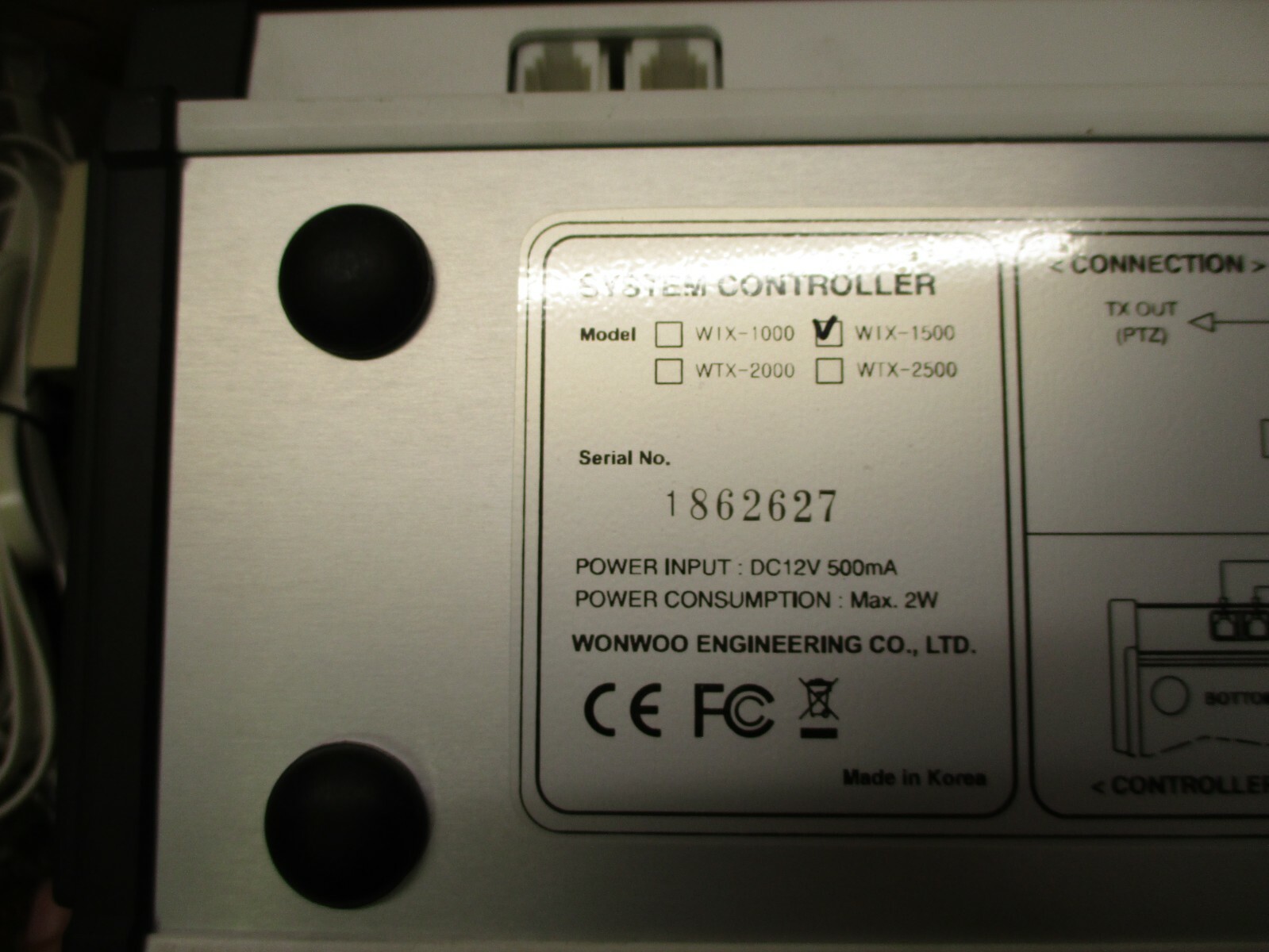 IC REALTIME Wonwoo WTX-1500 PTZ Controller NEW FREE SHIPPING