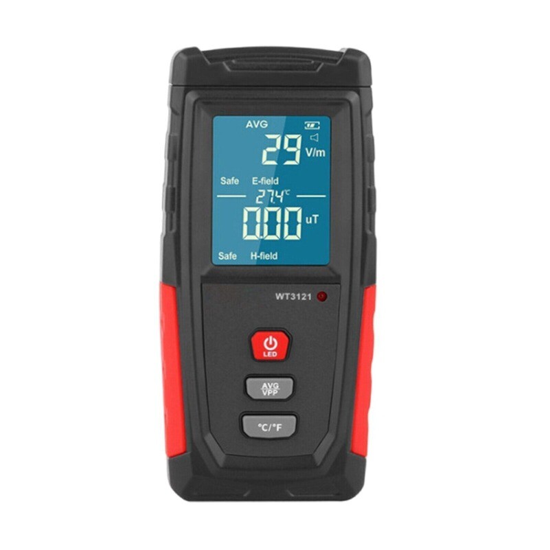 Rechargeable Digital 5G 4G EMF Electromagnetic Radiation Meter Tester Detector--
