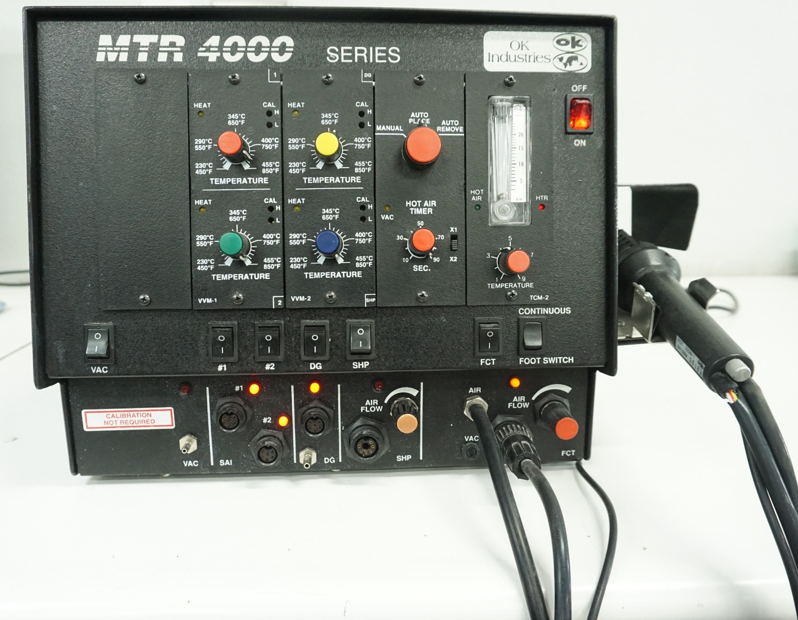 OK Industries MTR 4001 Series PCB Rework Station w/ Soldering Tool