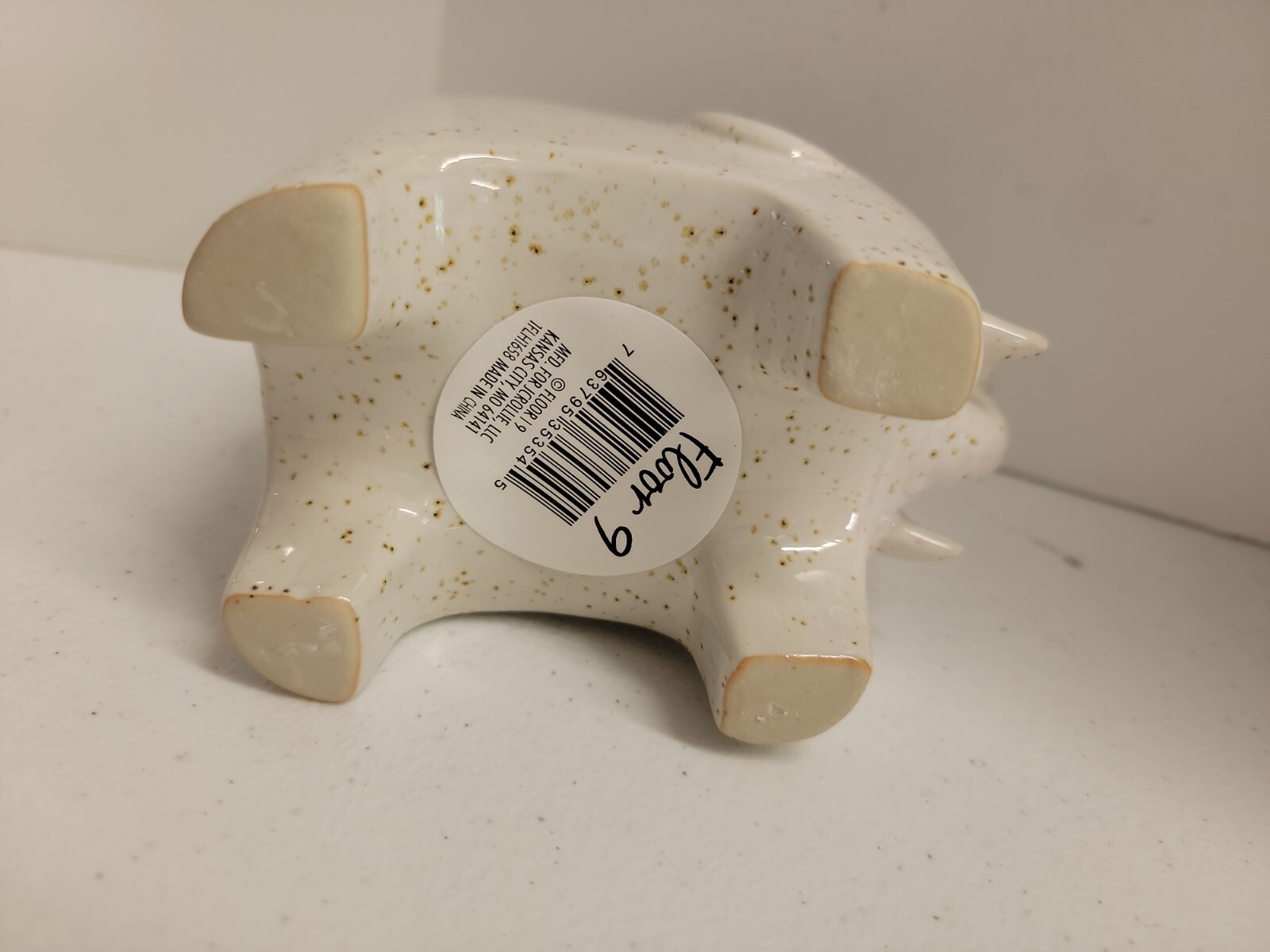 Floor 9 Mini Ceramic Speckled Elephant Planters