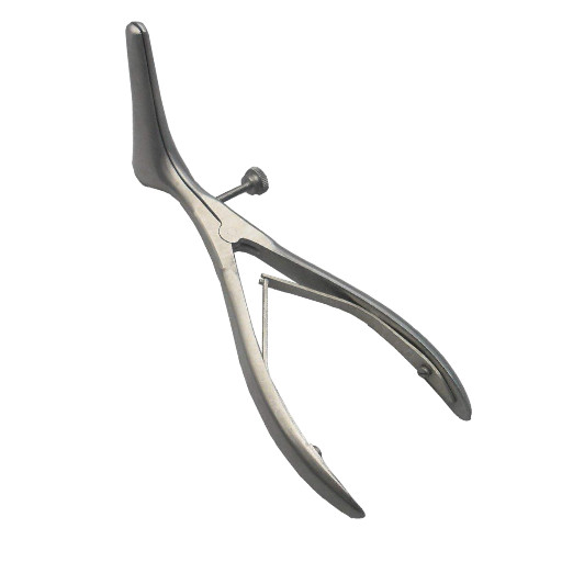 Cottle Septum Speculum, 5.5", Set Screw, 45mm Long Blade, 8 to 4mm Taper