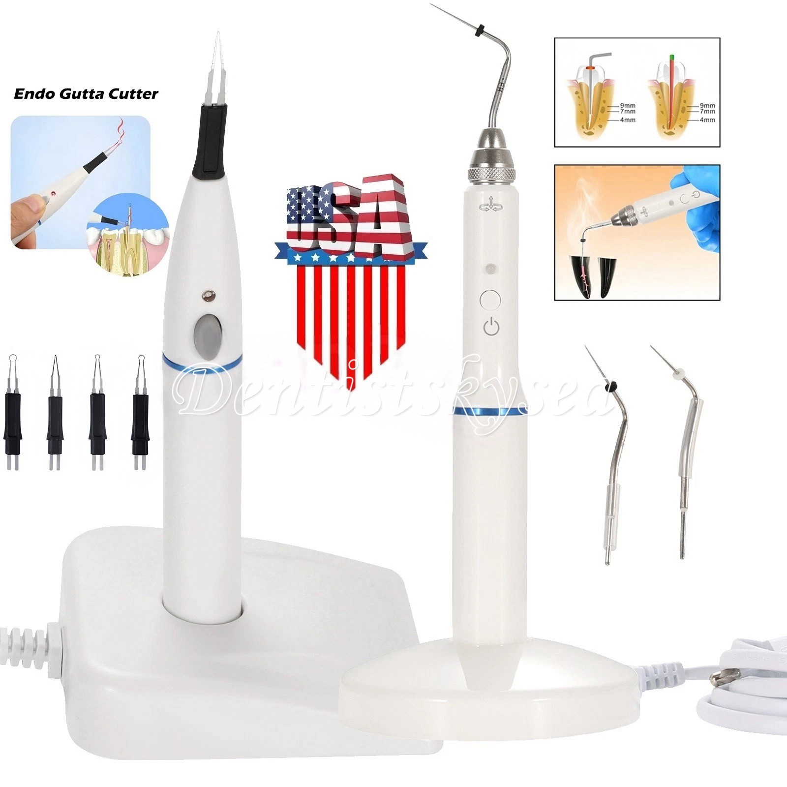 Dental Endo Obturation System Gutter Cutter Heated Pen /Gutta Percha Gum Cutter