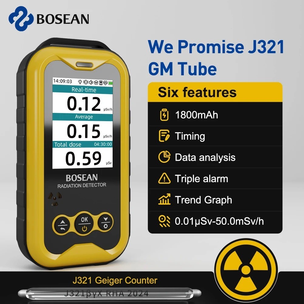 FS5000 Geiger counter Nuclear Radiation Detector X-ray Beta Gamma Radioactivity