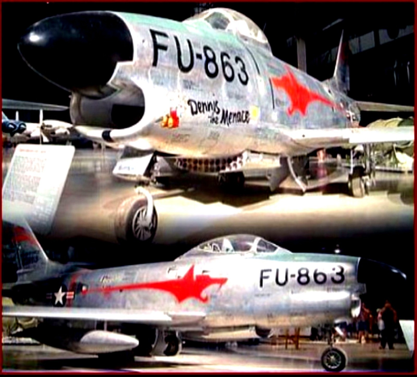 RC Printed plans and patterns F-86-D "SABRE" with instructions Wingspan 64"