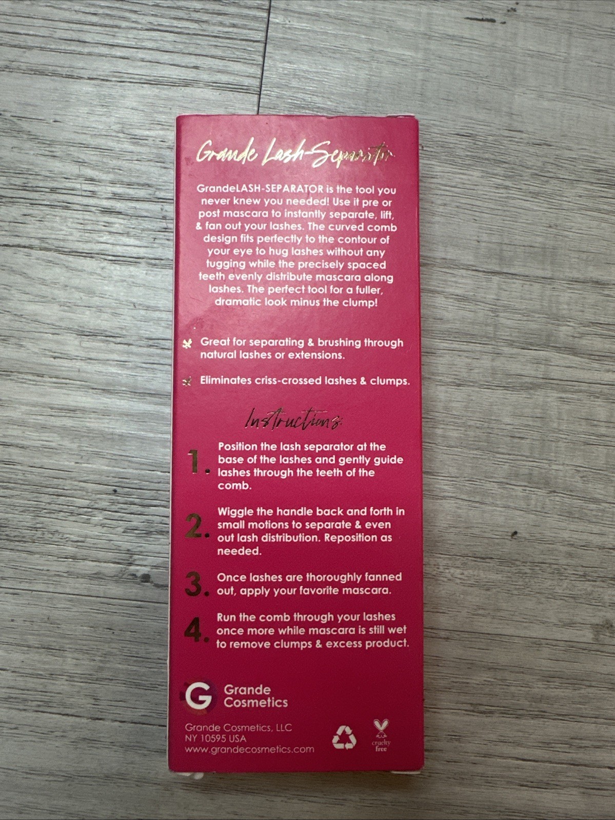 Grande Cosmetics Grande Eye Lash Separator