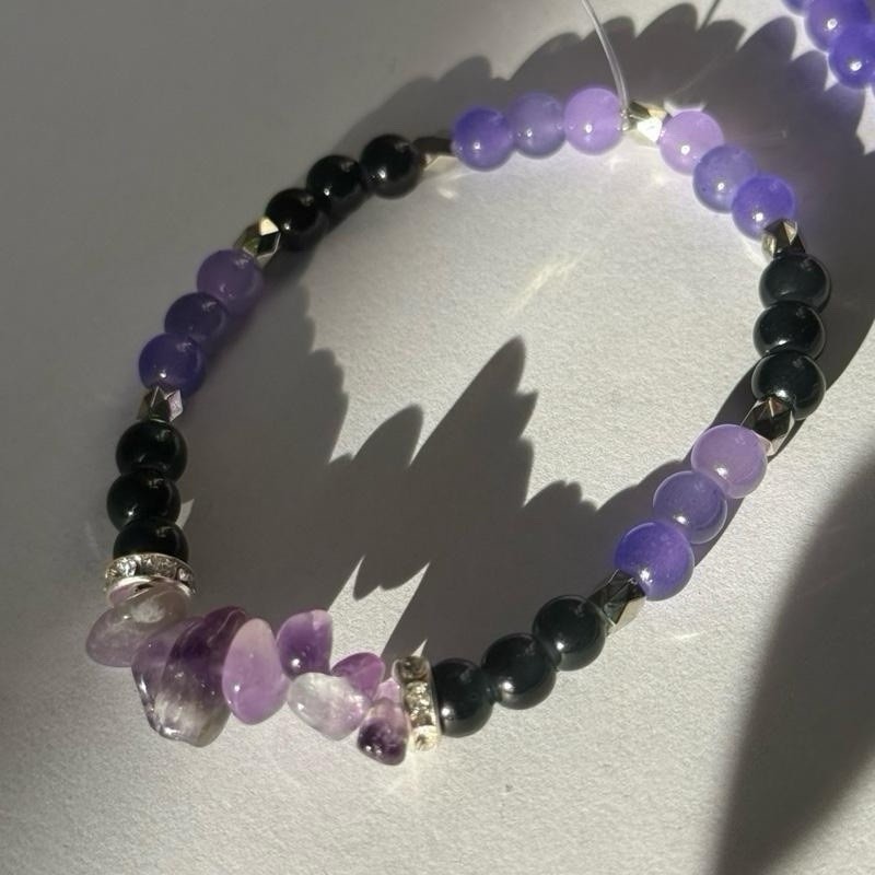 AMETHYST DREAM GEMSTONE BRACELET SET❣️