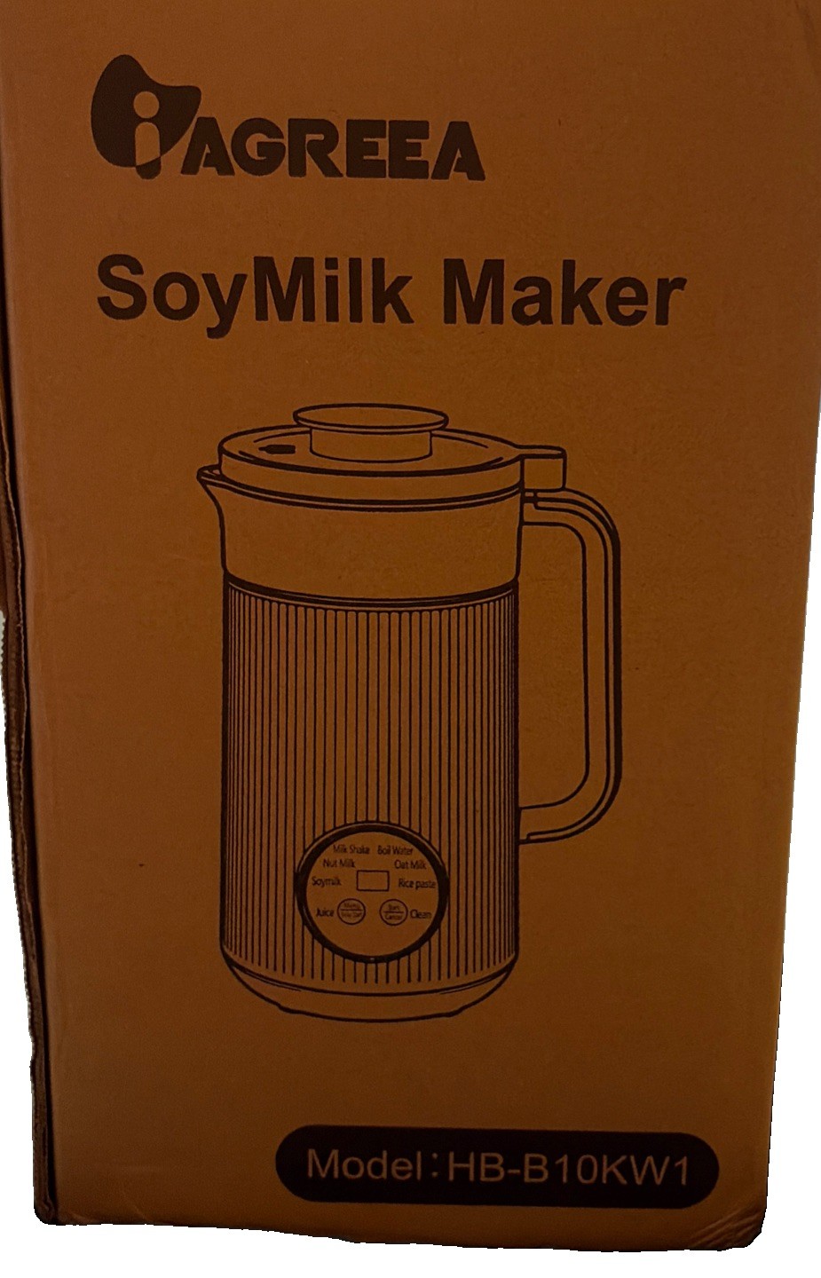 AGREEA, HB-B10KW1, Soy Milk Maker - White - Multi-Function w/Box - Tested