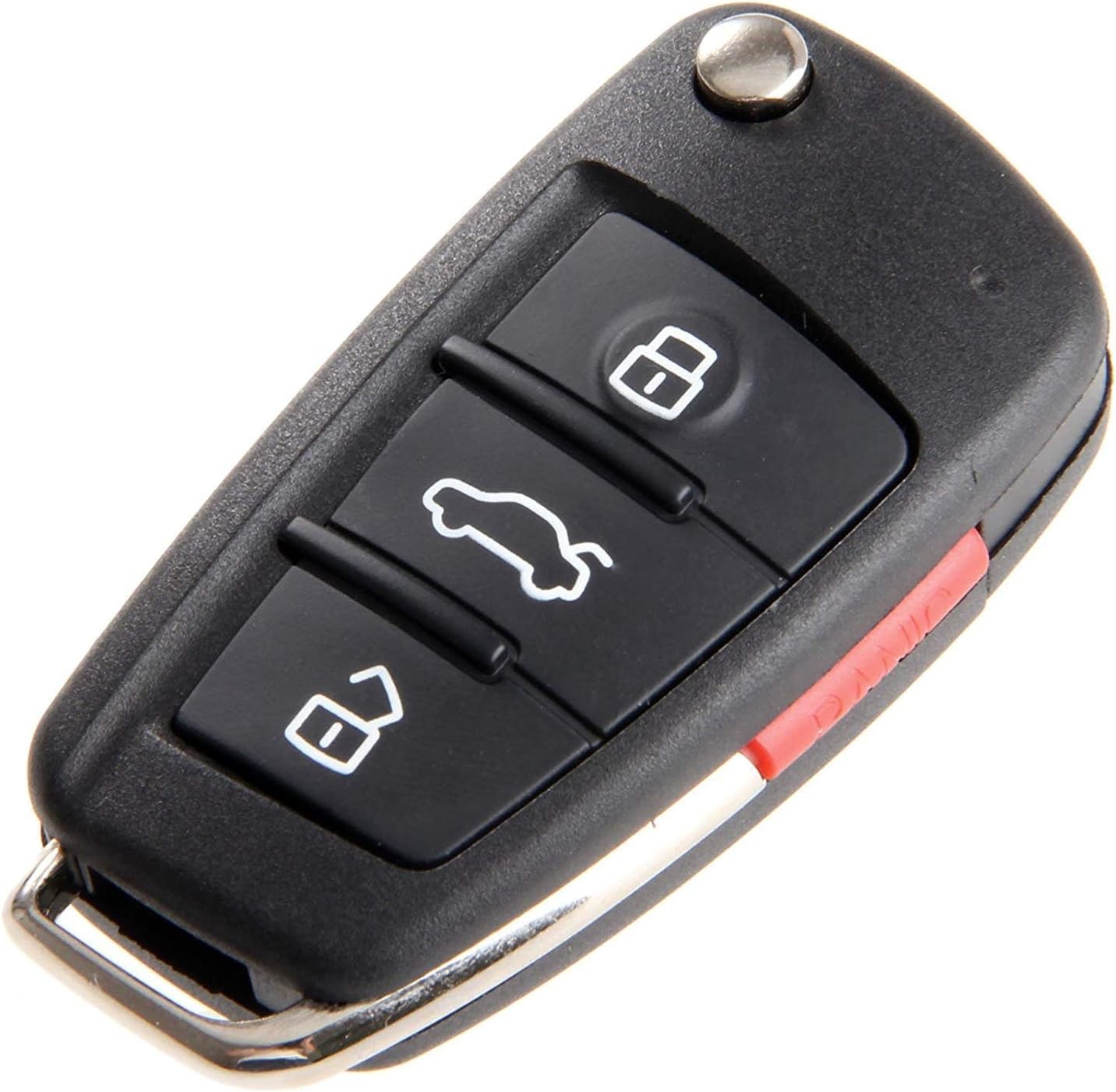 Keyless Entry Remote Key Fob A3 A4 A6 A8 TT Q7 S6, 4 Button Entry Remote Control