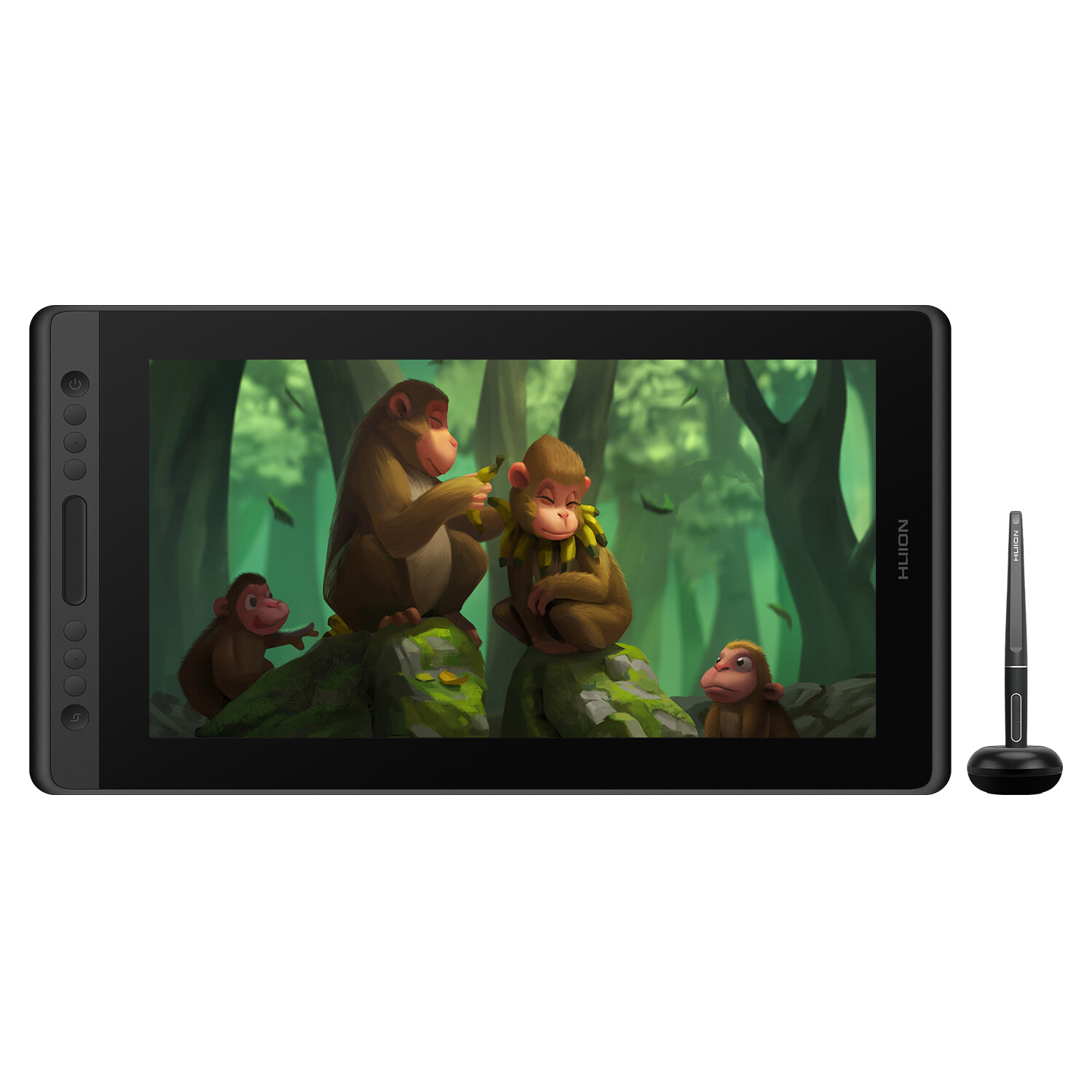 HUION KAMVAS PRO 16 Graphic Drawing Monitor Pen Display+Touch Bar with Stand