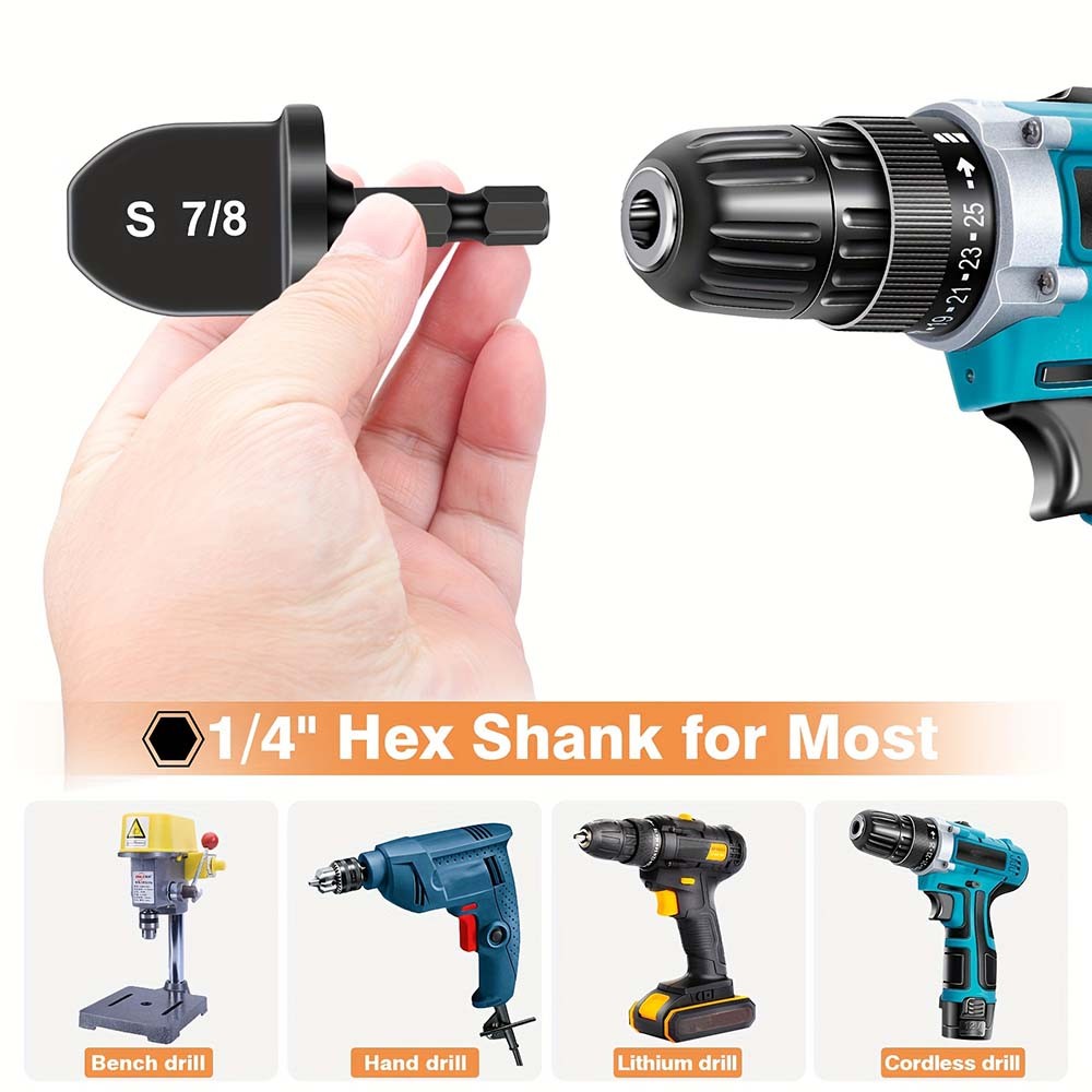 Sturdy High-Precision User-Friendly Tool-Compatible 11PCS Drill Flaring Tool Set