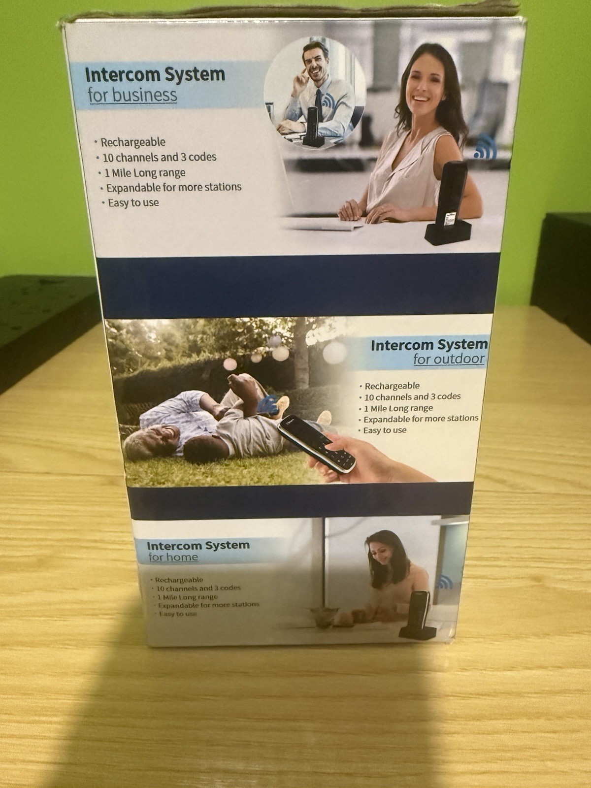 Chtoochy Handheld Wireless Rechargeable Intercom System 4 New C668-P4.