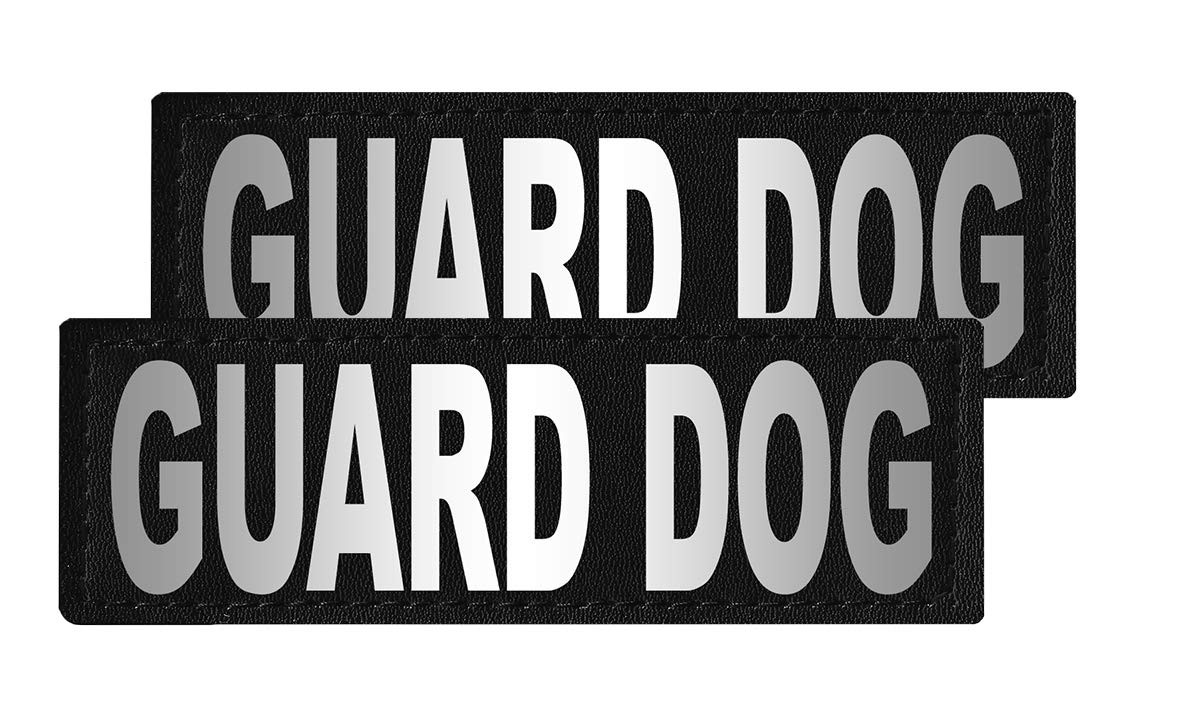 Dogline Guard Dog Vest Patches – Removable Size A (1" x 2.75")