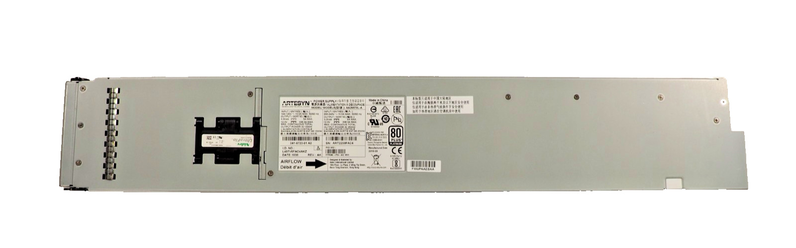 Cisco FPR9K-PS-AC Artesyn AA26870L-A 2500W AC Power Supply 341-0723-01