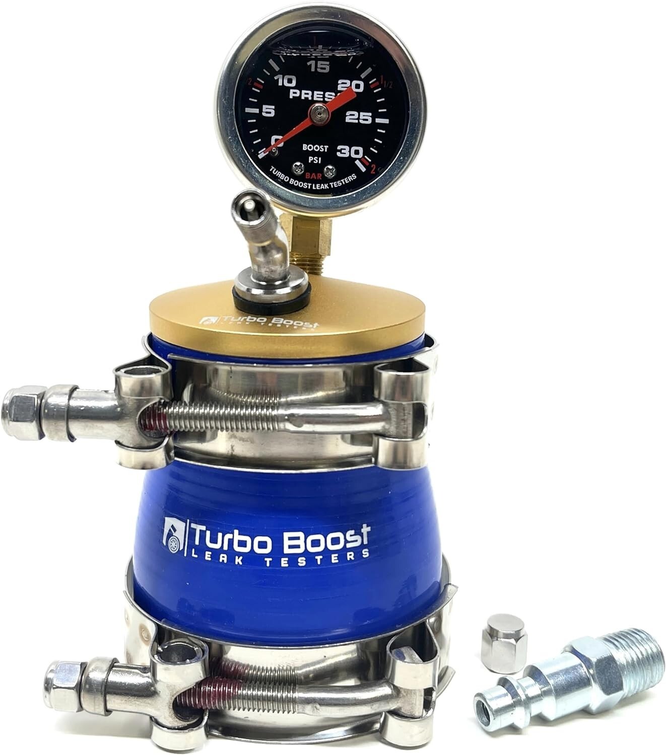2" PREMIUM ALUMINUM TURBO BOOST LEAK TESTER  Intake Charge Detector - 30PSI