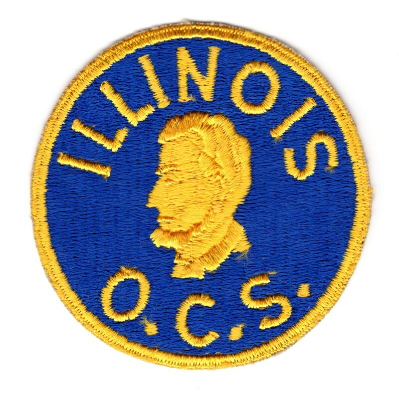 Army Patch: Illinois National Guard OCS - cut edge