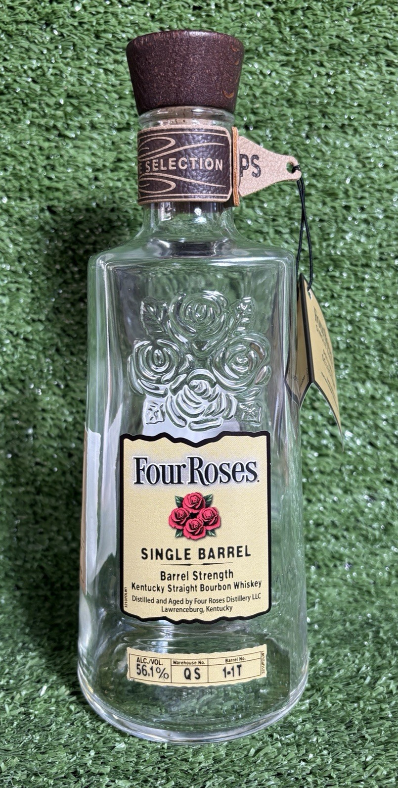 Four Roses Private Selection OBSK  Whisky Bourbon Decorative Decanter Bottle