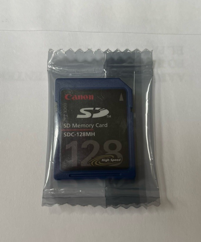 NEW Genuine Canon 128MB high speed SD Memory Card Sealed in Package SDC-128MH