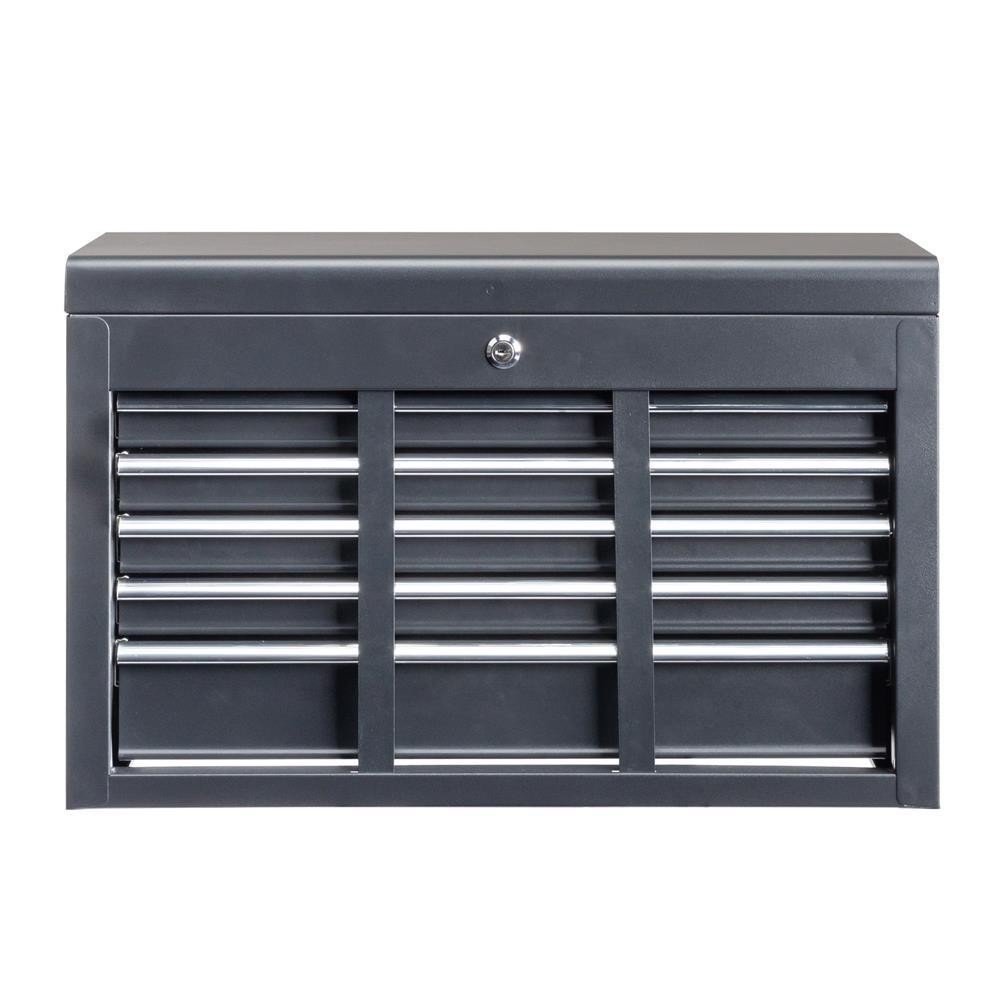 23.8" Tool Chest Steel Tool Storage Box with 5 Drawers & Locking System & Keys