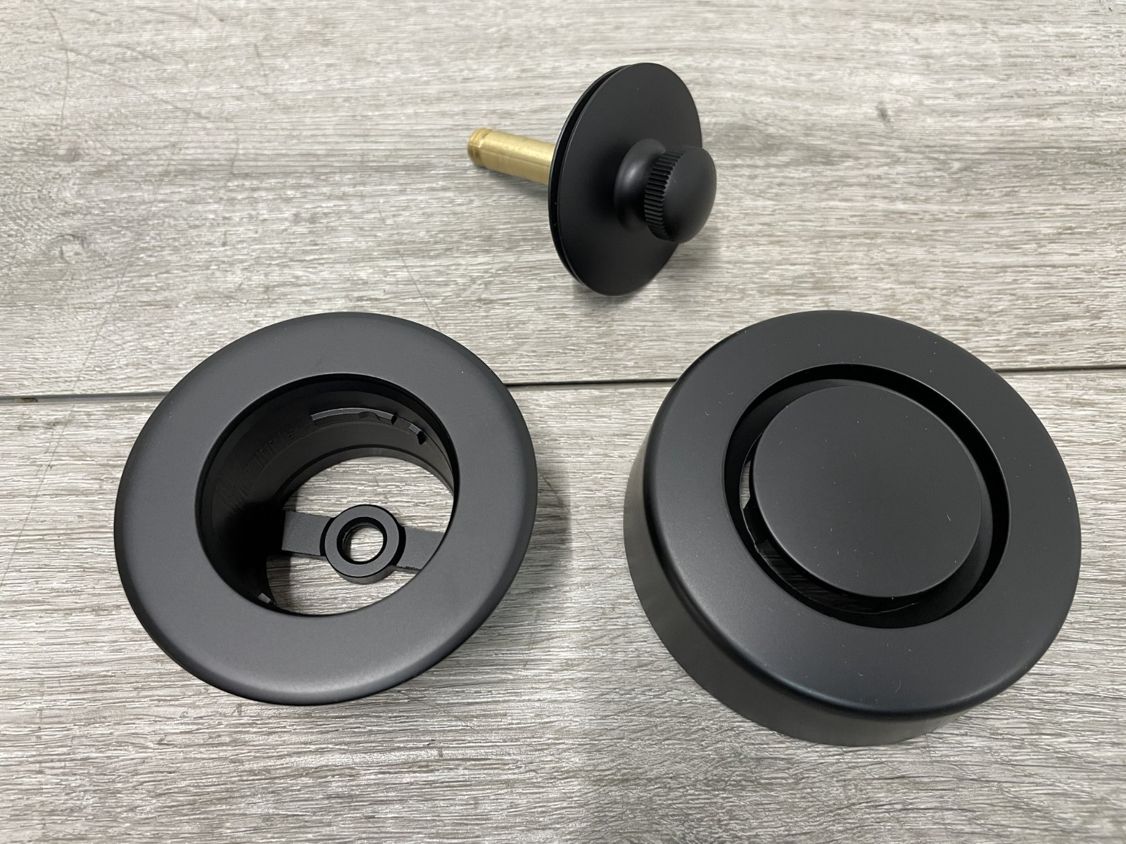 Dearborn K98MBPS True Blue 1-1/2" Tub Drain with Overflow - Matte Black