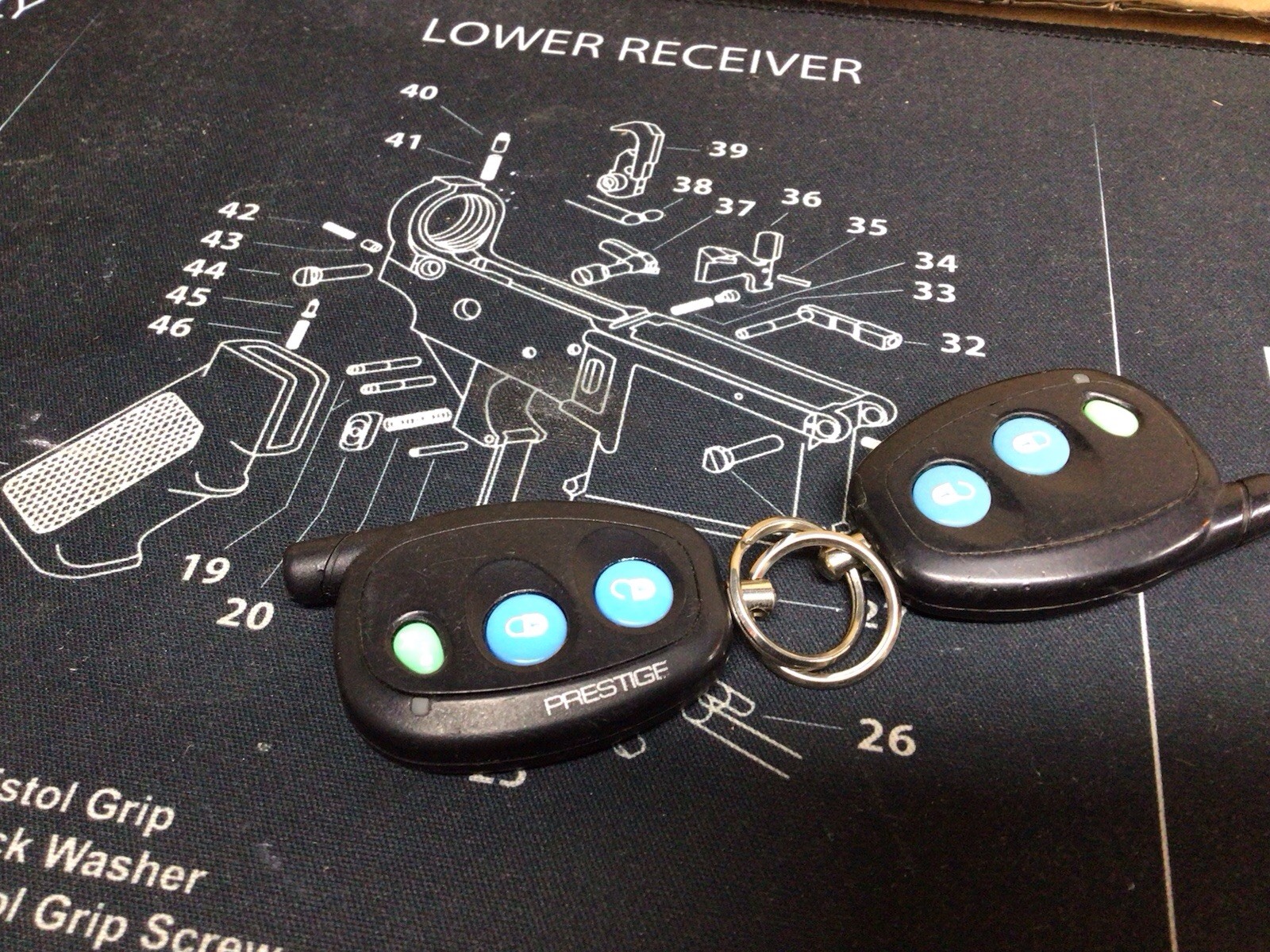 Prestige Audiovox 3BP Used Remote Start Keyless Entry Remotes