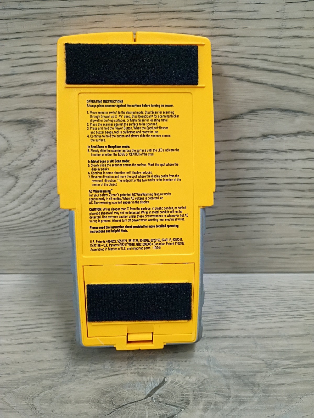 ZIRCON Triscanner Pro Stud Finder N94TS1