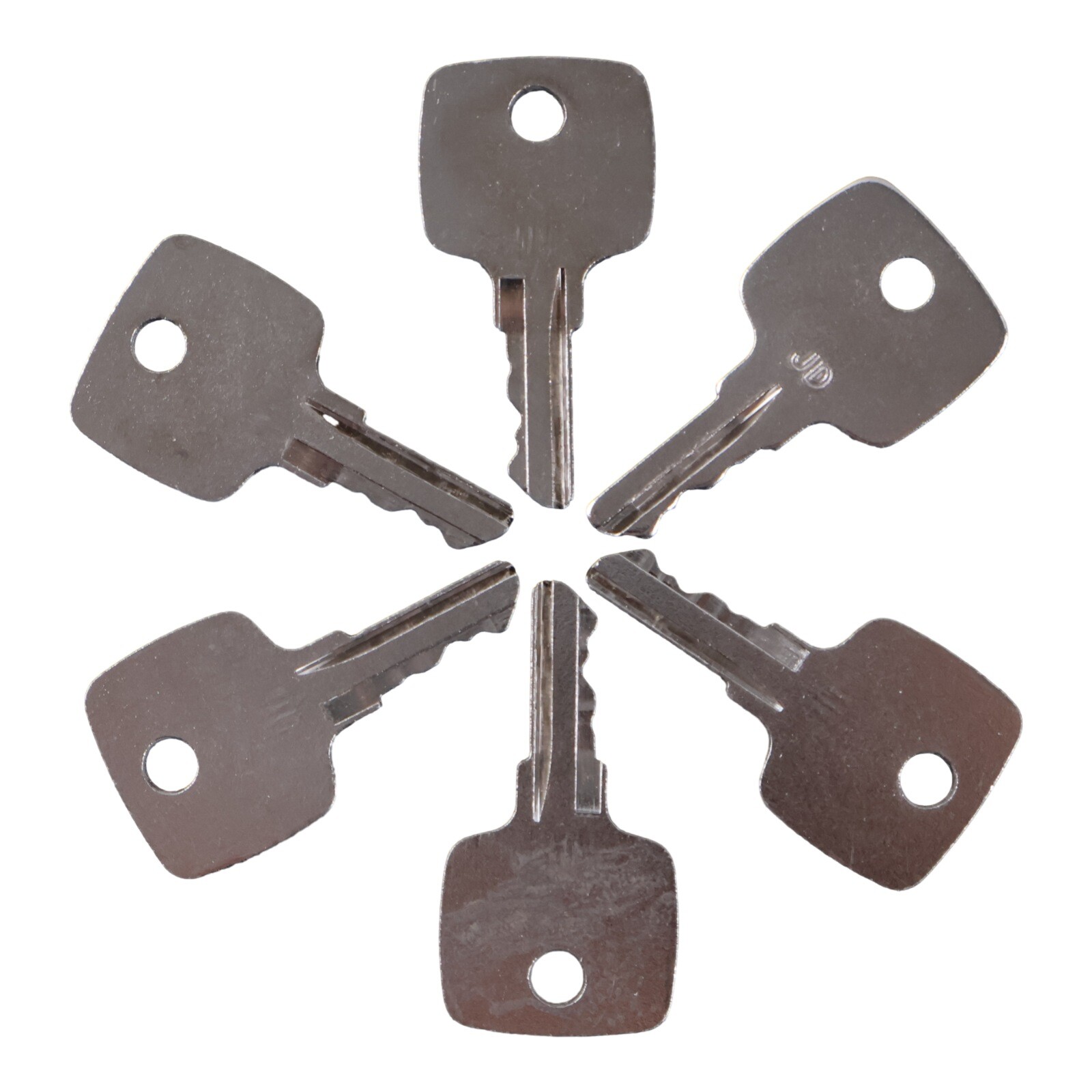 6PCS Ignition Keys AR51481 AT195302 AT145929 for John Deere Backhoe 310D 955 410