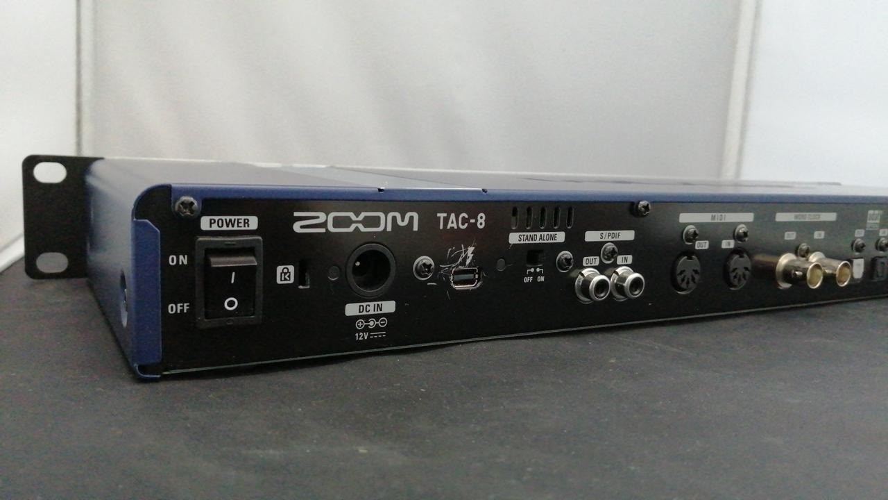 Zoom TAC-8 Thunderbolt Audio Interface Free Shipping From Japan