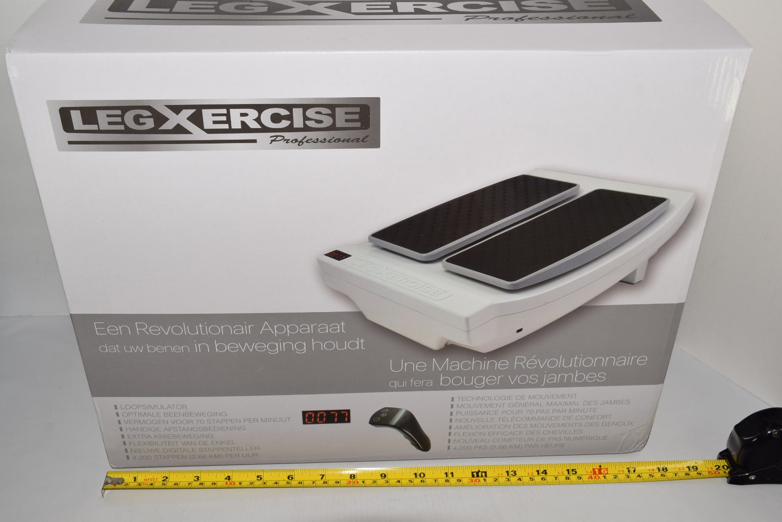 LegXercise Pro LEGX-012 Motorized Leg Activator Exercise Machine w/ Remote