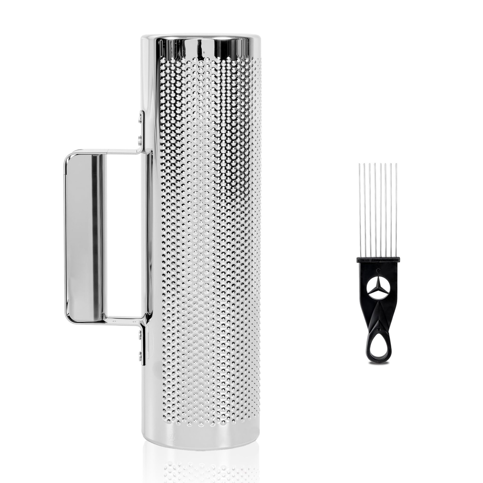 Guiro Instrument Stainless Steel Guiro 10" 3" Professional Metal Shaker with ...
