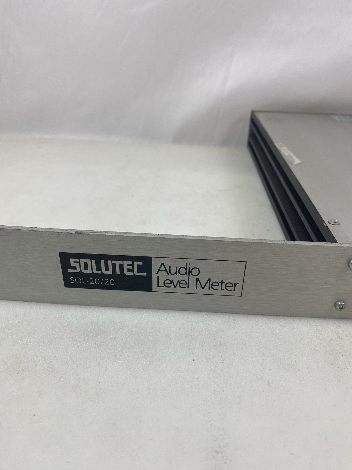 Solutec SOL-20/20 Audio Level Meter Rack Mount Broadcast Studio Untested