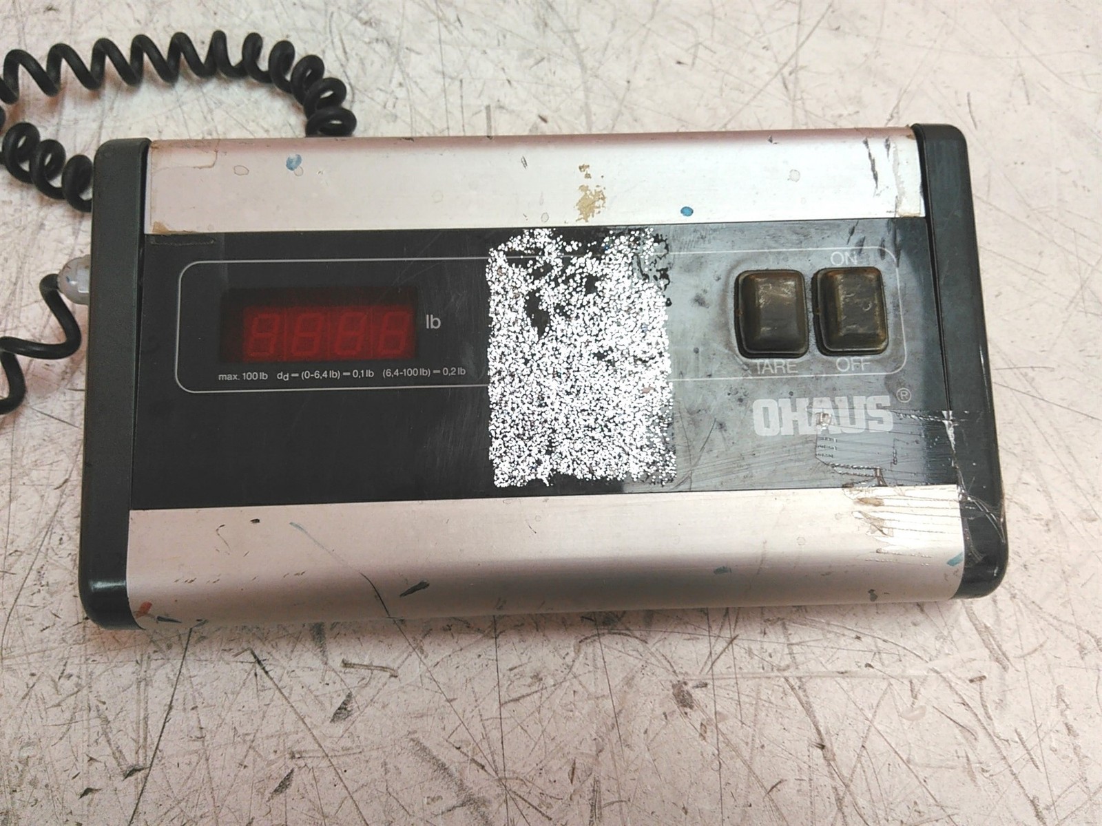 Ohaus D10-00 100lb Platform Digital Scale