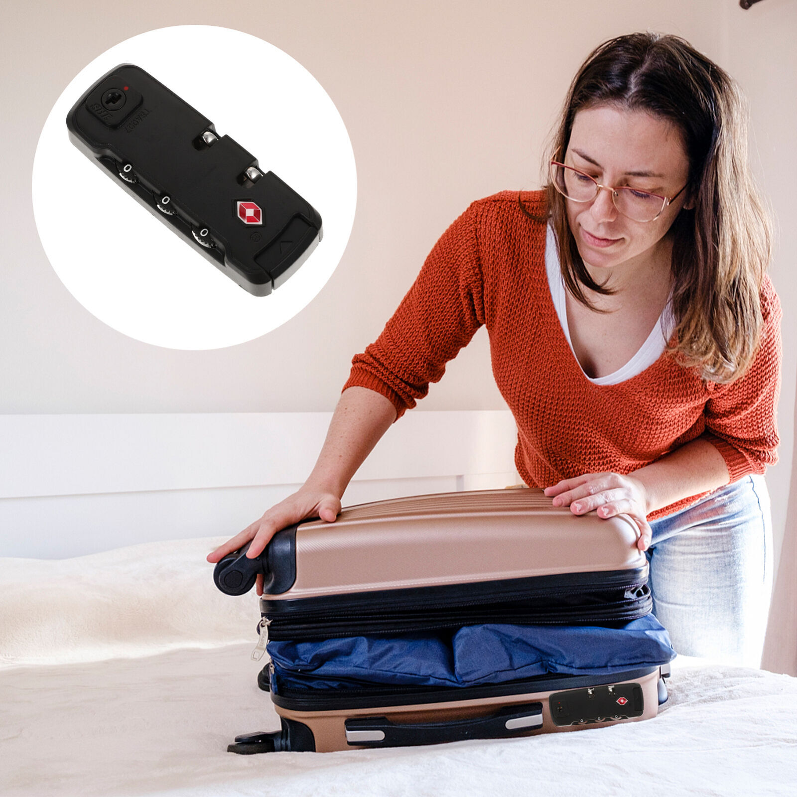 TSA007 Approved Password Lock for Luggage and Suitcases