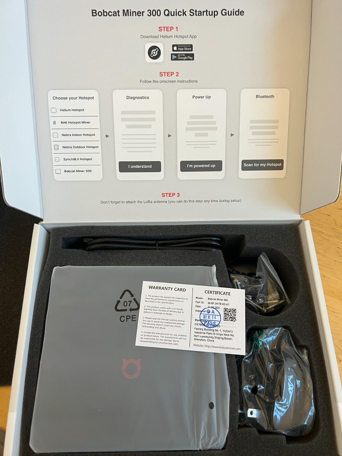 Bobcat Miner 300 Helium ($HNT) Hotspot Crypto Miner (Factory Sealed BRAND NEW)