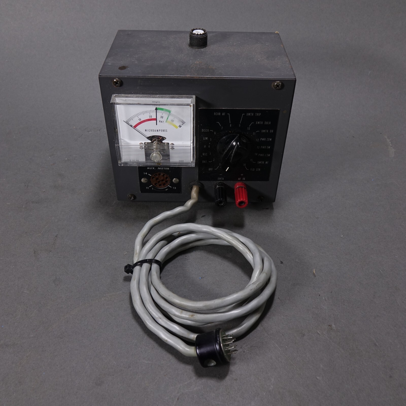 XMTR MICROAMPERES METER