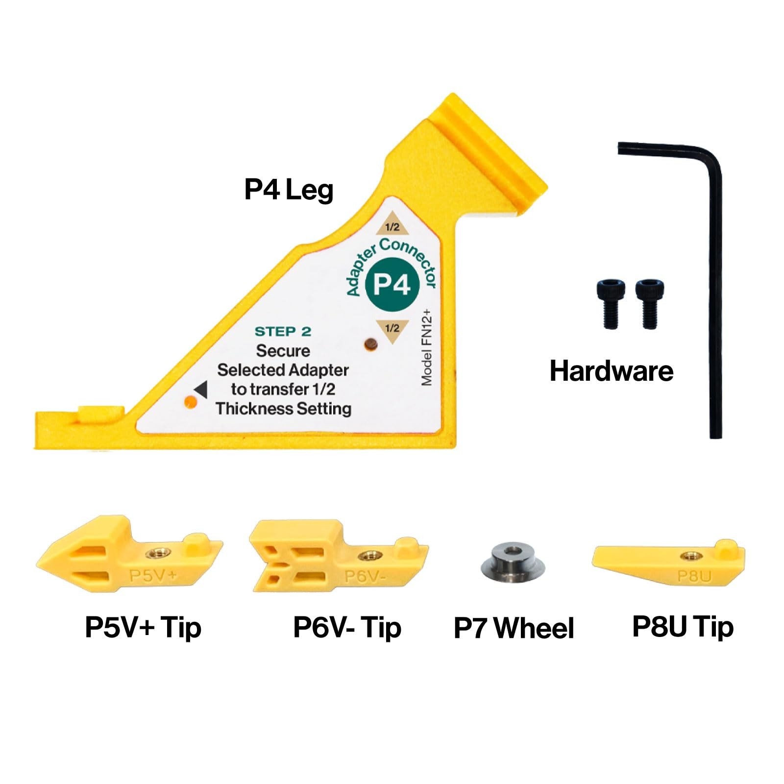 Woodworking Accessory Upgrade Kit - Center Finder, Dimension Tool & Storage Case