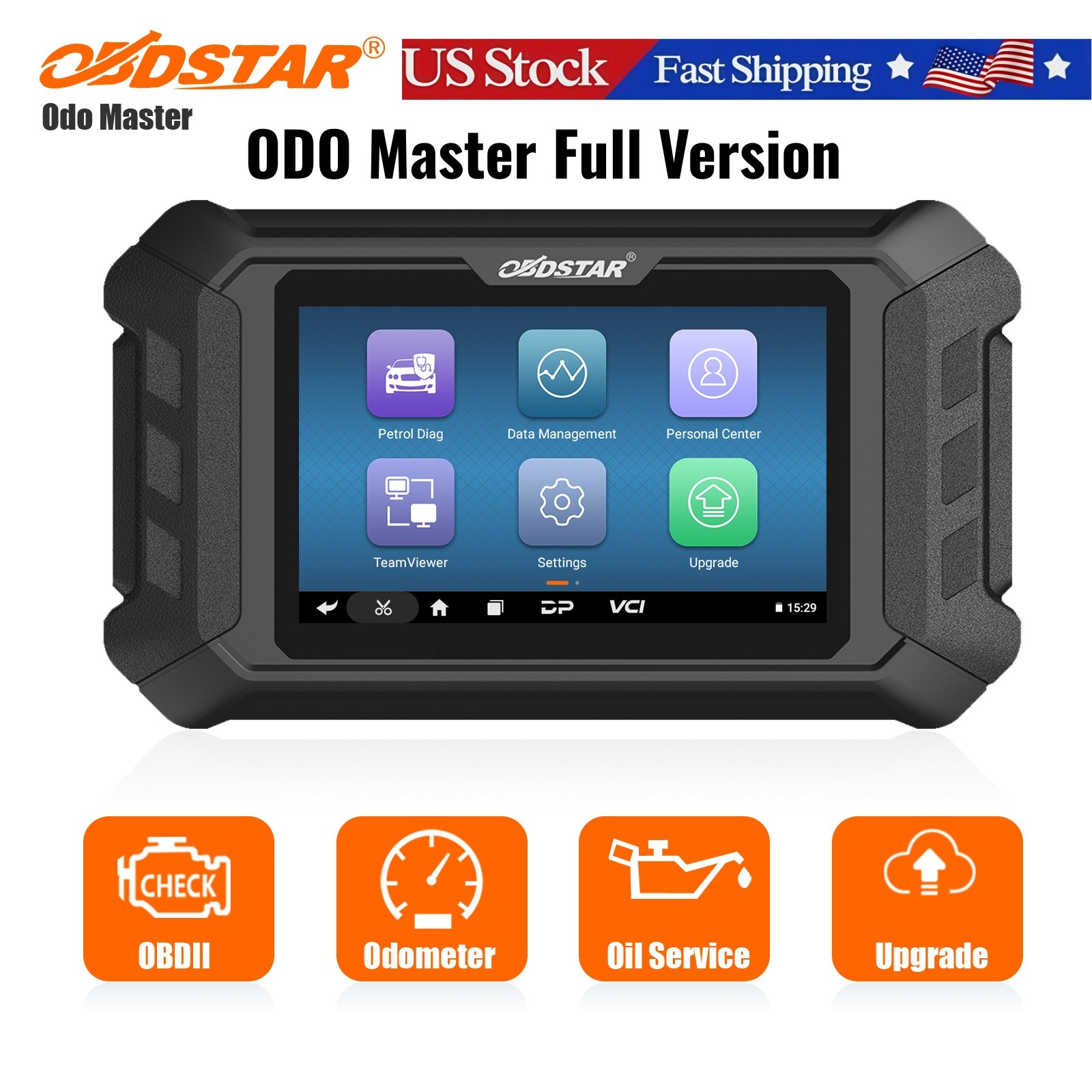 OBDSTAR ODO Master Full for Odo.meter Adjustment/ Oil Reset/ OBDII Functions US