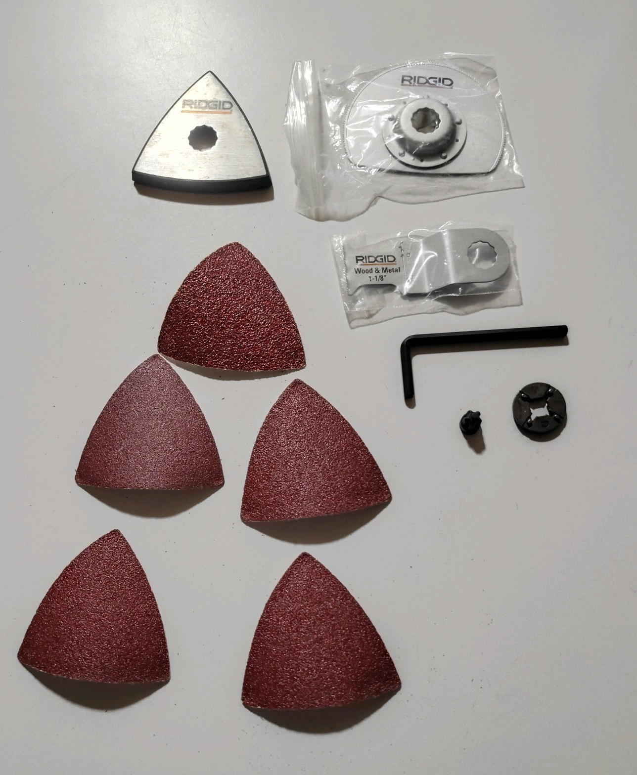 NEW 11 Piece Accessories for Ridgid oscillating Multi-Tool Lot