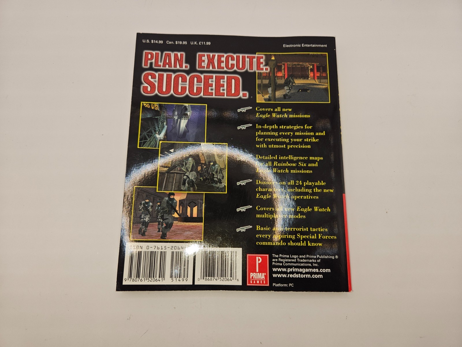 Tom Clancy's Rainbow Six Gold Edition Strategy Guide Prima
