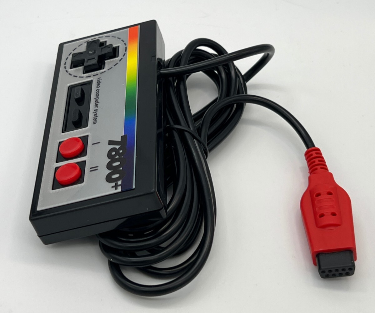 Atari 7800+ 7800 2600 Controller Control Pad Gamepad Joystick CX78 "Metallic"