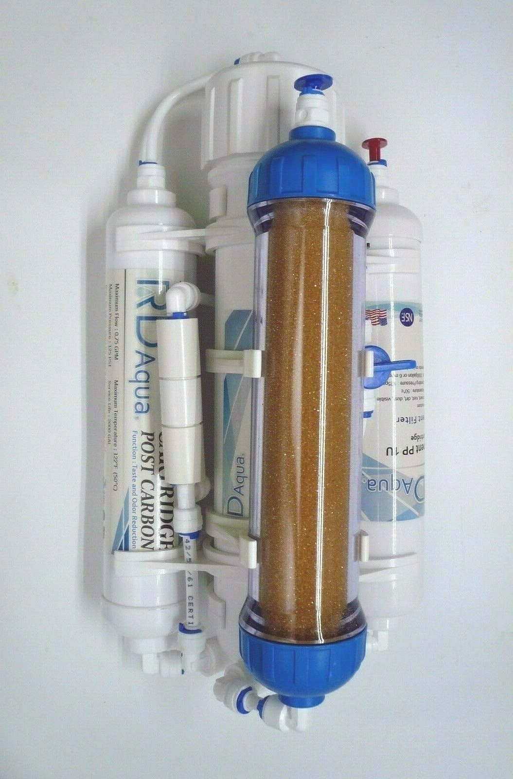 4 stage Reverse Osmosis RODI Portable Filtration water filter system 150 GPD