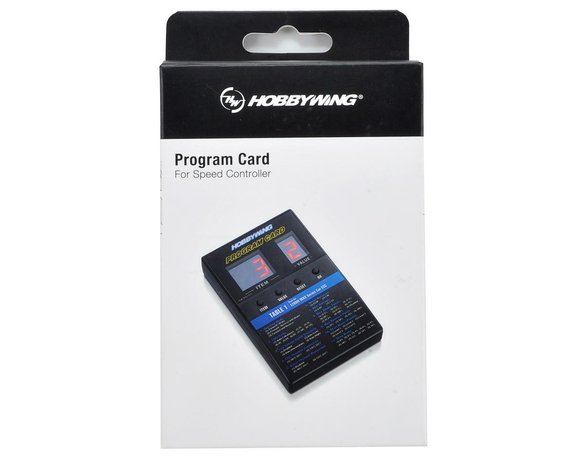 Hobbywing LED Program Card [HWA30501003]