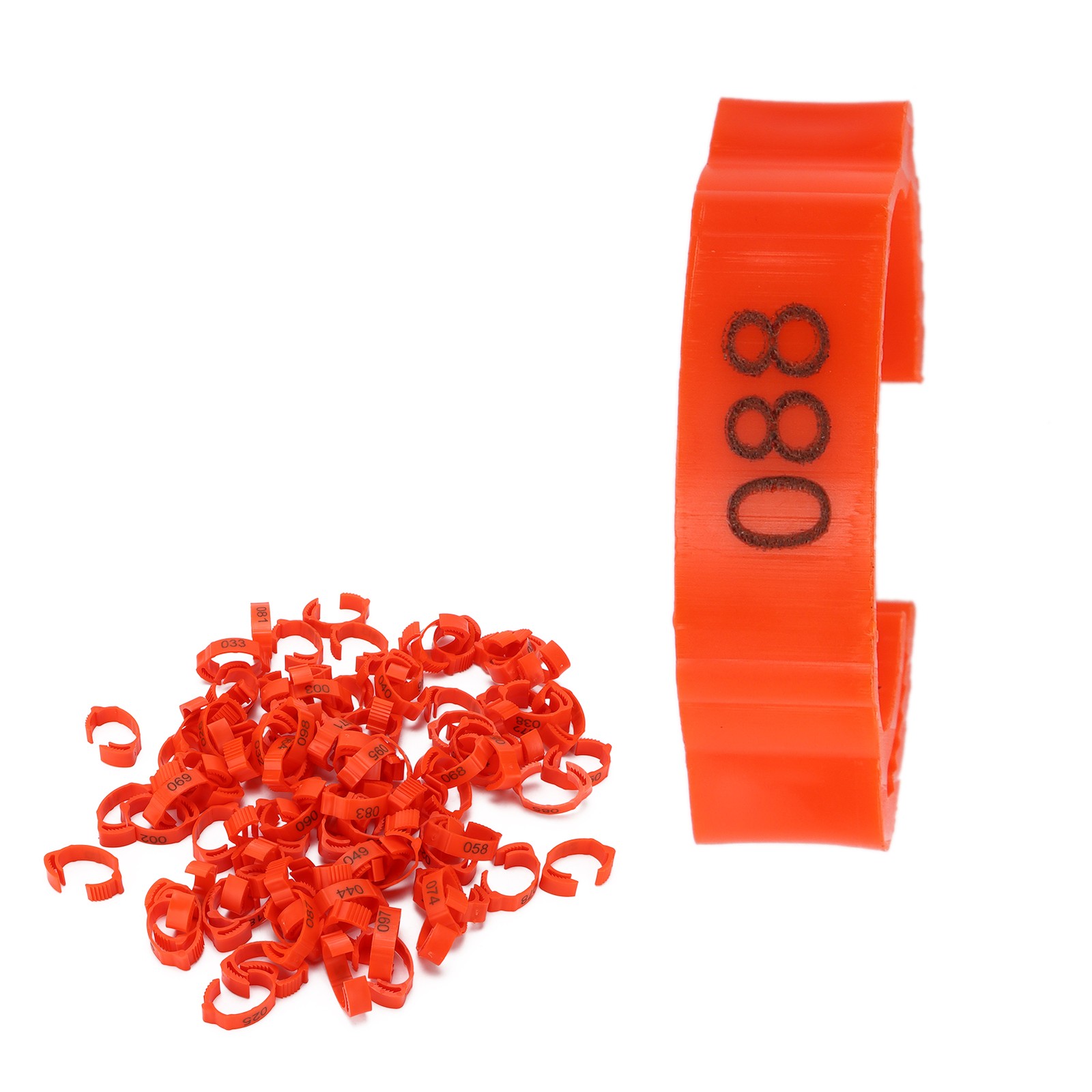 100pcs Chicken Poultry Foot Hen Leg Clip Band Duck Bird HOT