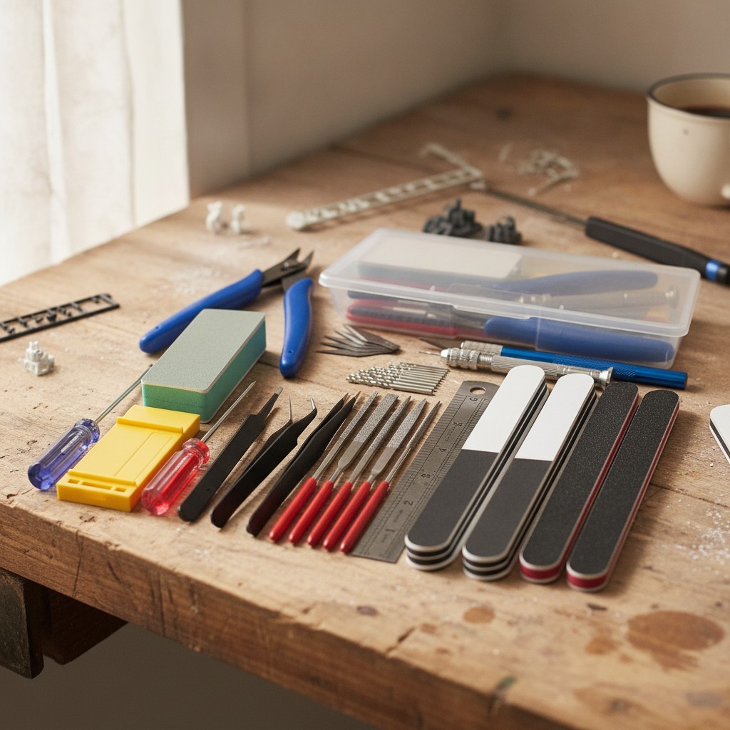 36 Pcs DIY Modeling Hobby Tool Kit, Basic Modeler Craft Set, Dollhouse & Gund...